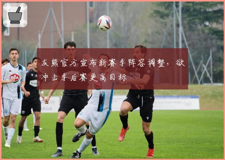 灰熊官方宣布新赛季阵容调整，欲冲击季后赛更高目标